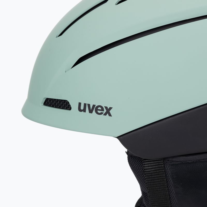 Lyžiarska prilba UVEX Gravitate oxid green/black matt 7