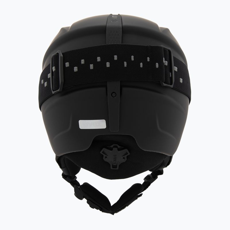 Detská lyžiarska prilba UVEX Viti Set + lyžiarske okuliare Speedy Pro black matt/mirror green/yellow/clear 4