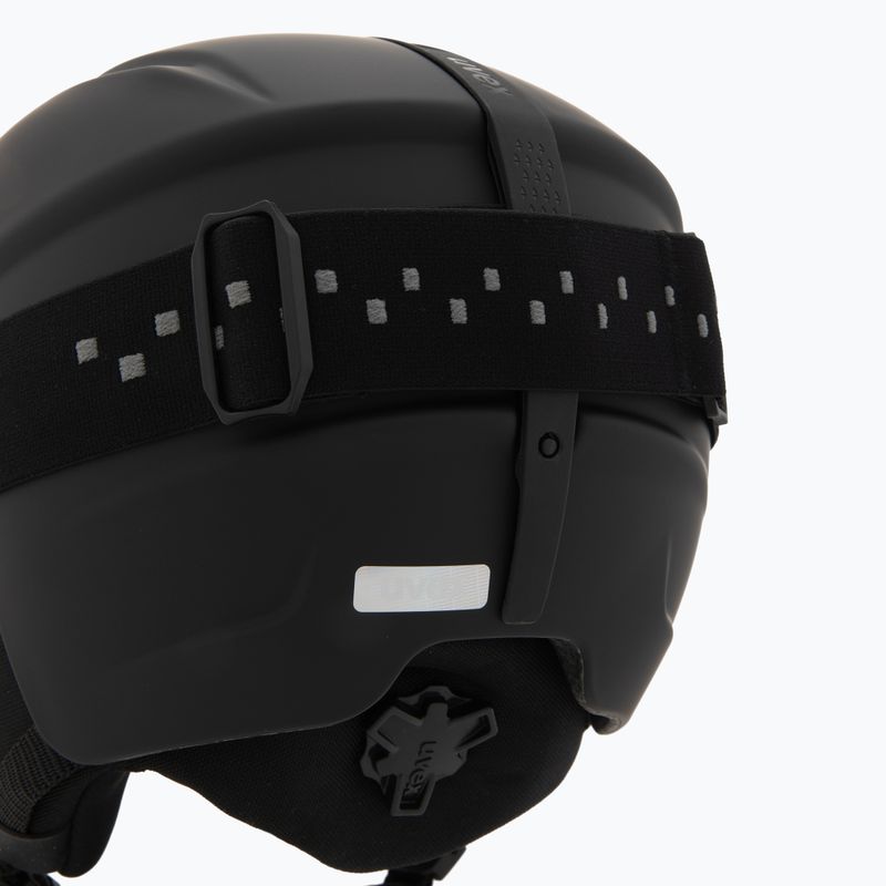 Detská lyžiarska prilba UVEX Viti Set + lyžiarske okuliare Speedy Pro black matt/mirror green/yellow/clear 7