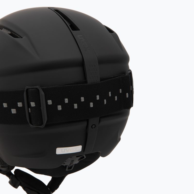 Detská lyžiarska prilba UVEX Viti Set + lyžiarske okuliare Speedy Pro black matt/mirror green/yellow/clear 9