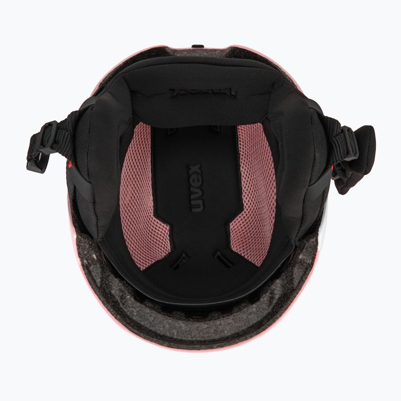 Detská lyžiarska prilba UVEX Viti Set + gogle Speedy Pre pink penguin/lasergold lite 5