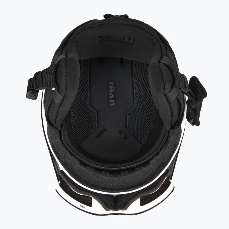 Detská lyžiarska prilba UVEX Viti Set + lyžiarske okuliare Speedy Pro white matt/mirror silver/green/clear 5