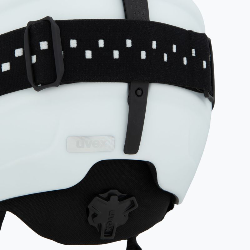 Detská lyžiarska prilba UVEX Viti Set + lyžiarske okuliare Speedy Pro white matt/mirror silver/green/clear 8