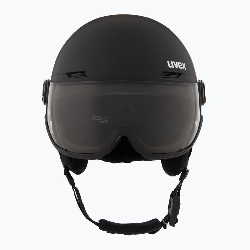 Lyžiarska prilba UVEX Wanted Visor Pro V black matte 2