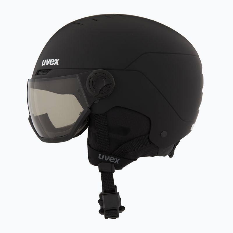 Lyžiarska prilba UVEX Wanted Visor Pro V black matte 3