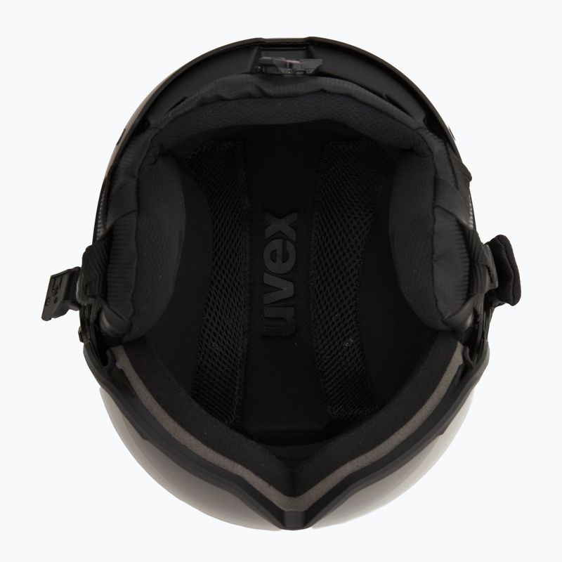 Lyžiarska prilba UVEX Wanted Visor Pro V black matte 5