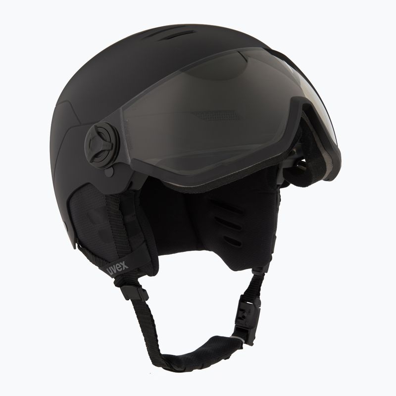 Lyžiarska prilba UVEX Wanted Visor Pro V black matte 10