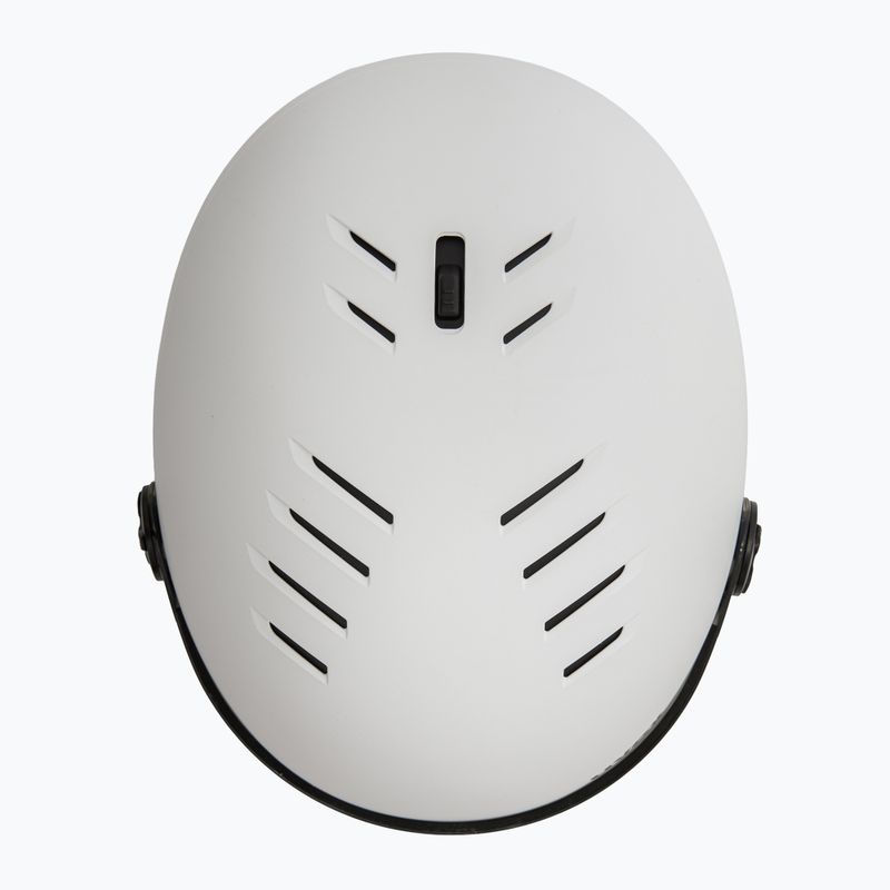 Lyžiarska prilba UVEX Wanted Visor Pro V white matt 6