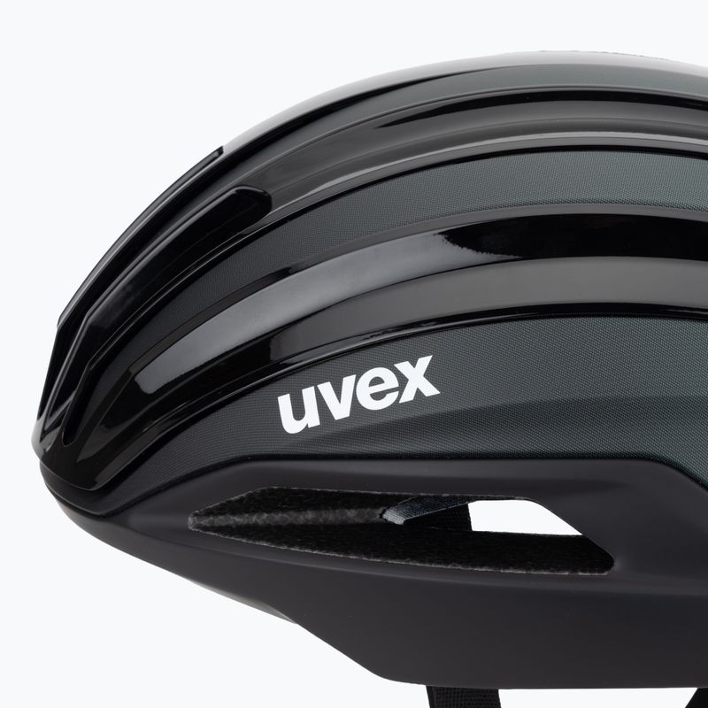 Cyklistická prilba UVEX Aero MIPS black/sage green matt 7
