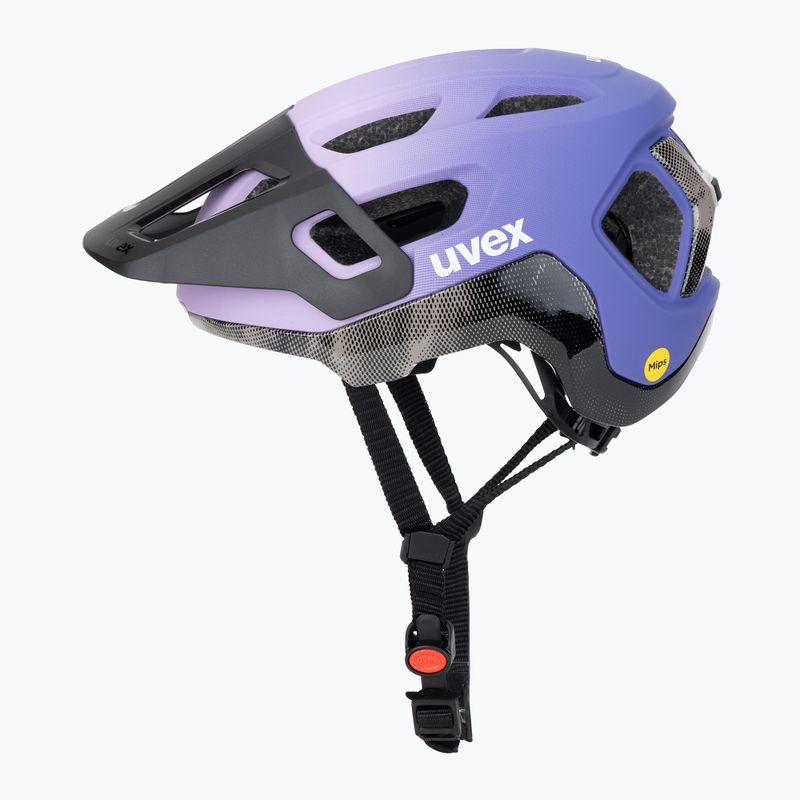 Cyklistická prilba UVEX React MIPS lilac/oak matt 3