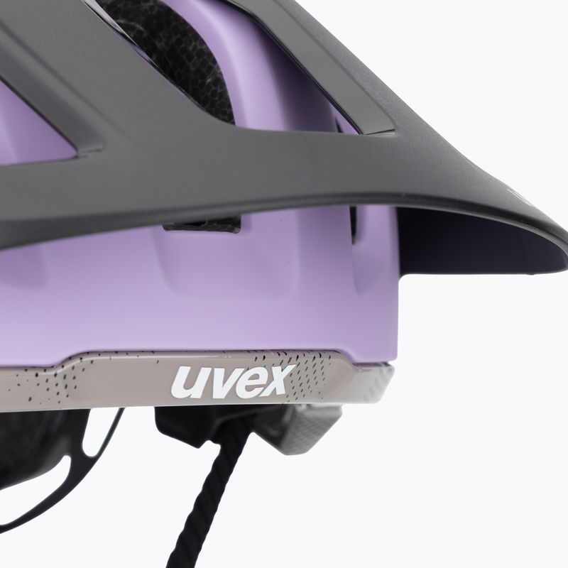 Cyklistická prilba UVEX React MIPS lilac/oak matt 7