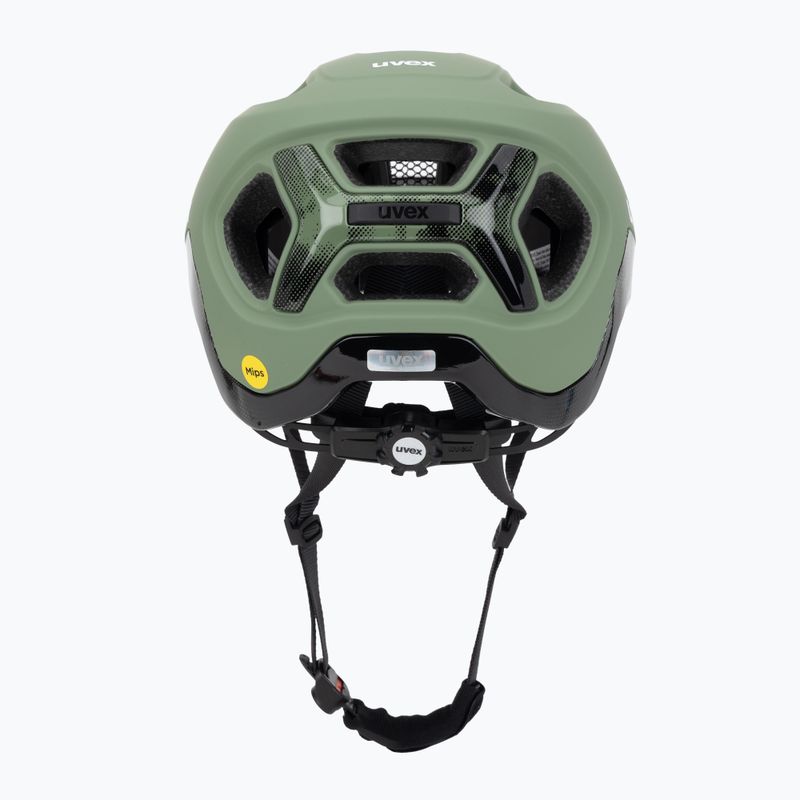 Cyklistická prilba UVEX React MIPS moss green/black matt 4