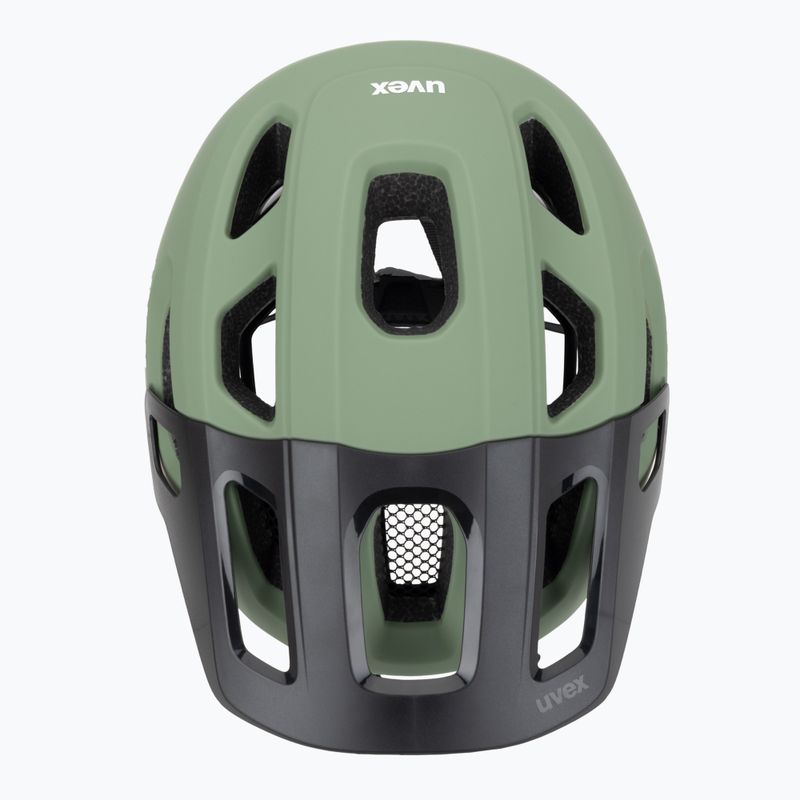 Cyklistická prilba UVEX React MIPS moss green/black matt 6