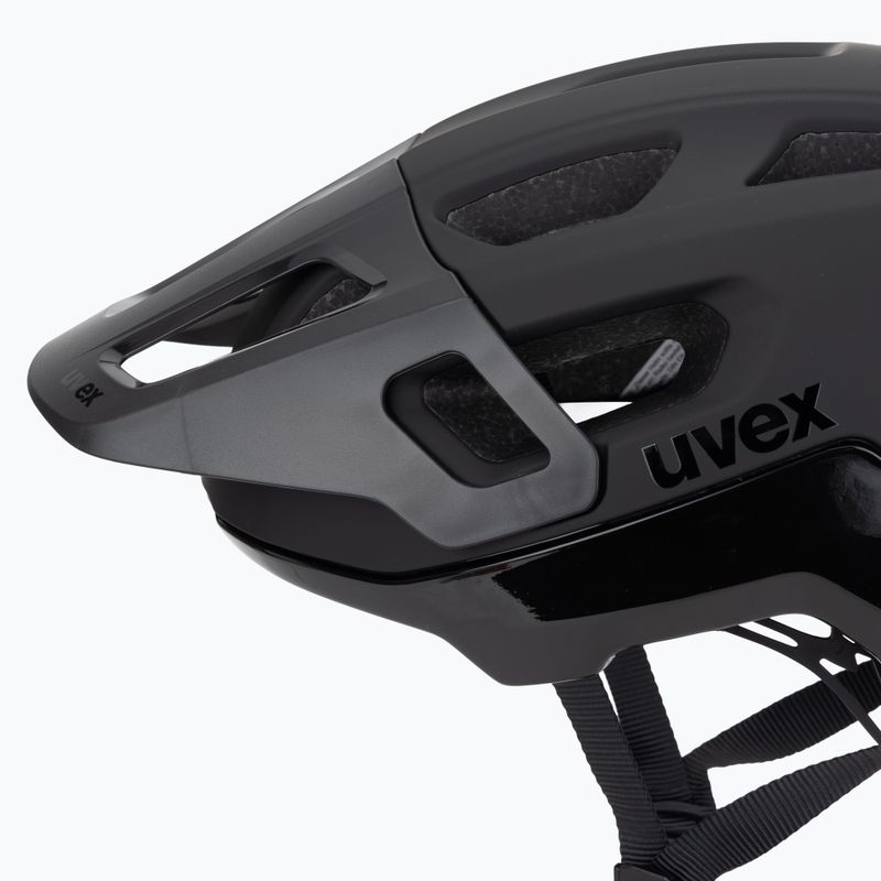 Cyklistická prilba UVEX React black matte 7