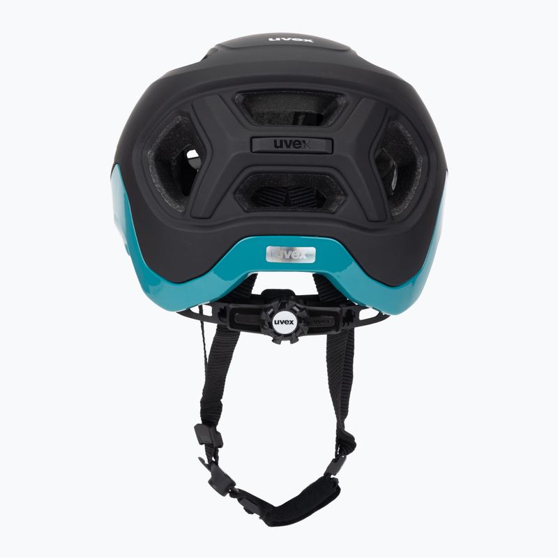 Cyklistická prilba UVEX React black/teal matt 4