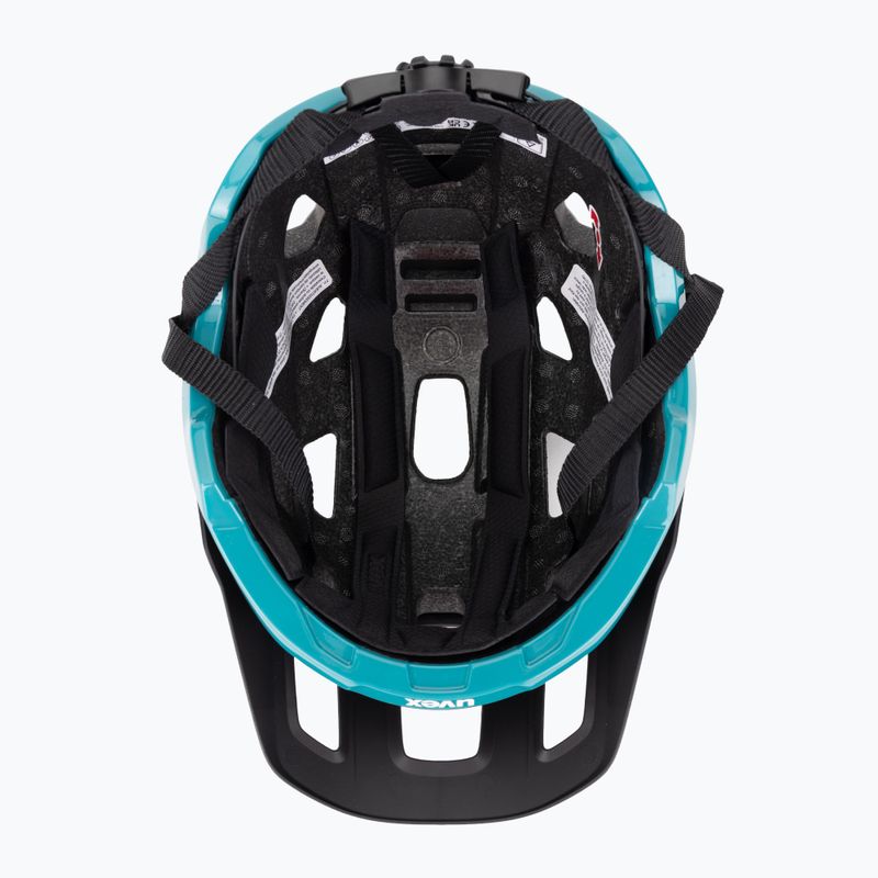 Cyklistická prilba UVEX React black/teal matt 5