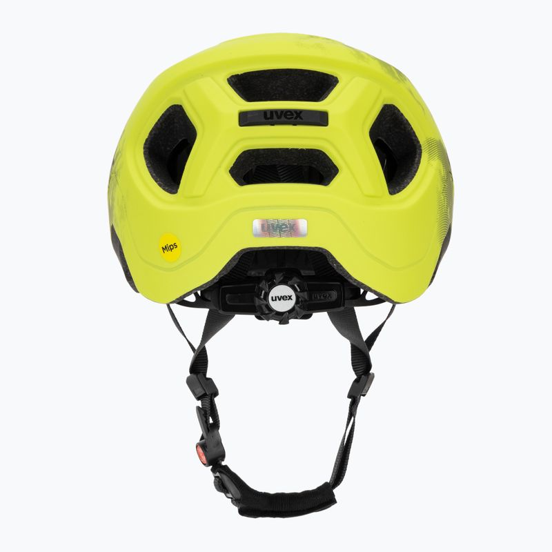 Detská cyklistická prilba UVEX React MIPS Jr lime/black 4