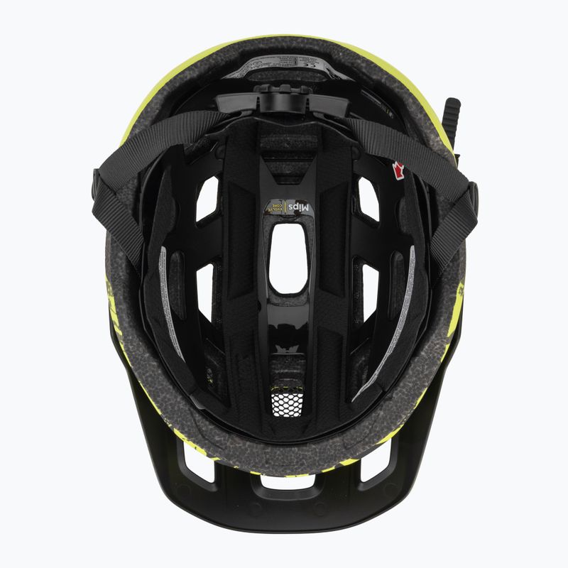 Detská cyklistická prilba UVEX React MIPS Jr lime/black 5