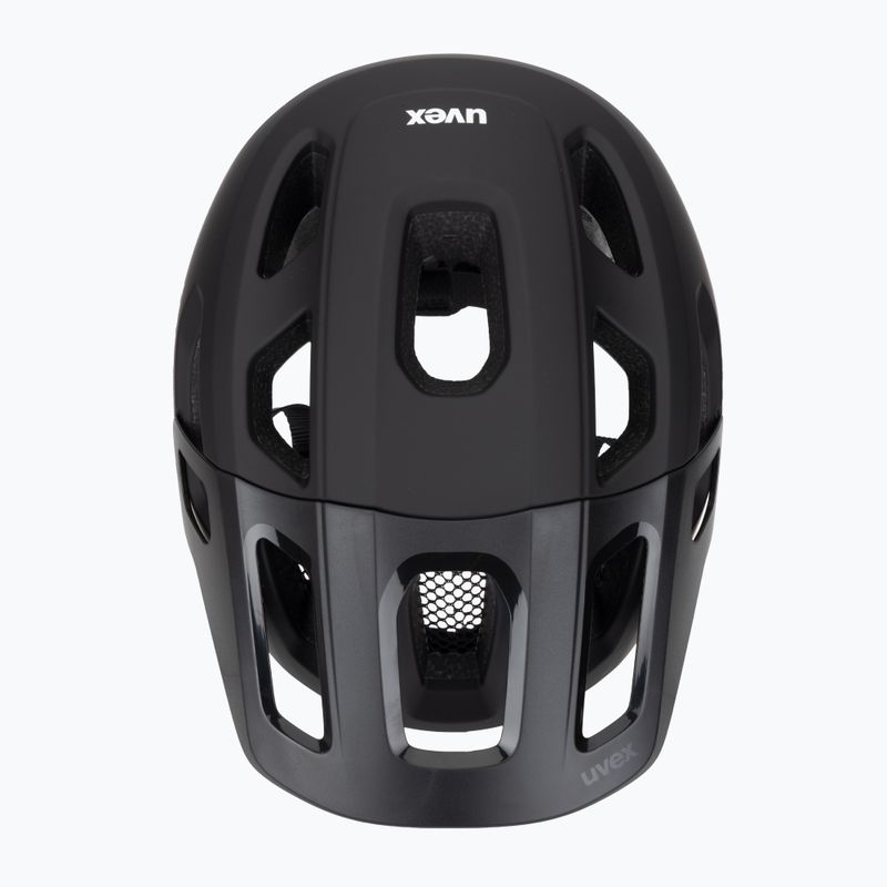 Detská cyklistická prilba UVEX React Jr black matte 6