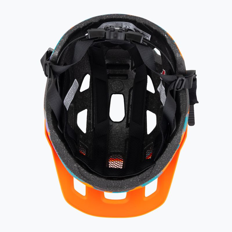 Detská cyklistická prilba UVEX React Jr papaya camo matt 5