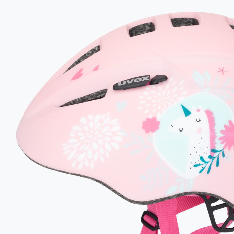 Detská cyklistická prilba UVEX Kid 2 CC pink unicorn matt 7