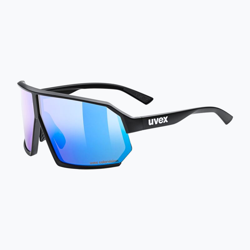 Slnečné okuliare UVEX Sportstyle 237 CV black matt/mirror red