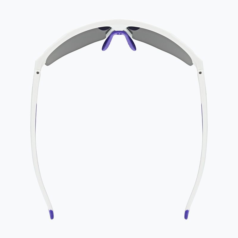 Slnečné okuliare UVEX Axos Set white matt/mirror purple/clear 5