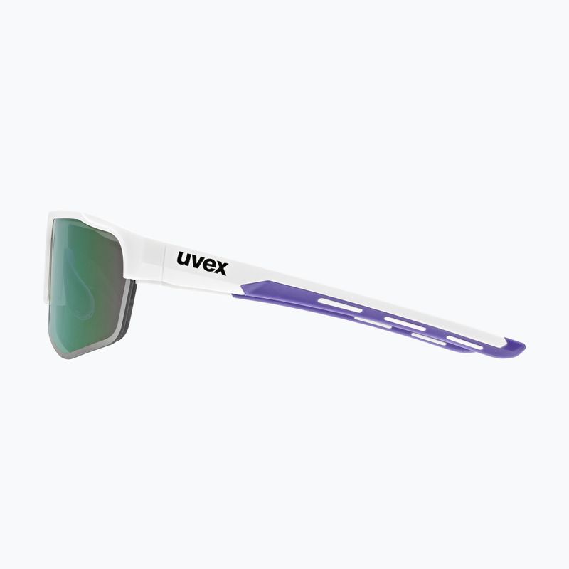 Slnečné okuliare UVEX Axos Set white matt/mirror purple/clear 6