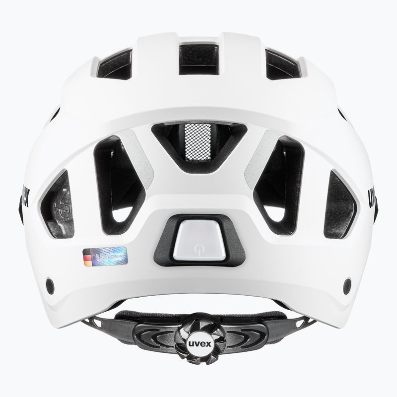 Cyklistická prilba UVEX Stride Visor white matt/litemirror silver 4