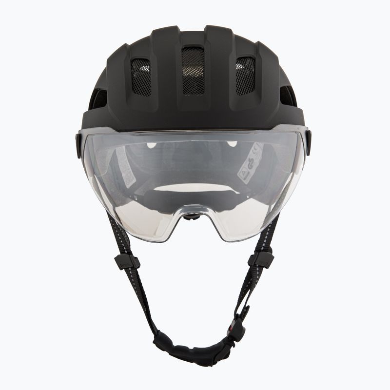 Cyklistická prilba UVEX Stride Visor black matt/litemirror silver 2