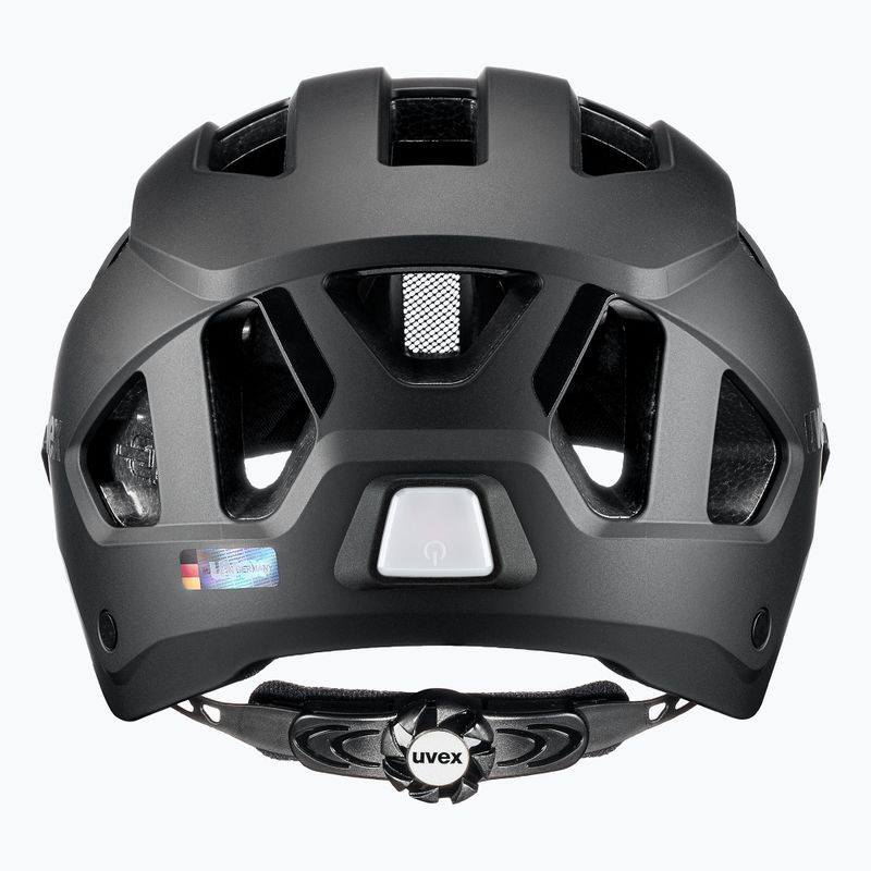 Cyklistická prilba UVEX Stride Visor black matt/litemirror silver 4