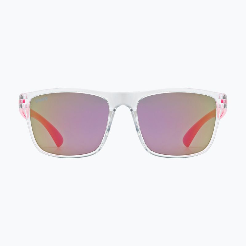 Detské slnečné okuliare UVEX Rookie Jr clear pink/mirror pink 2