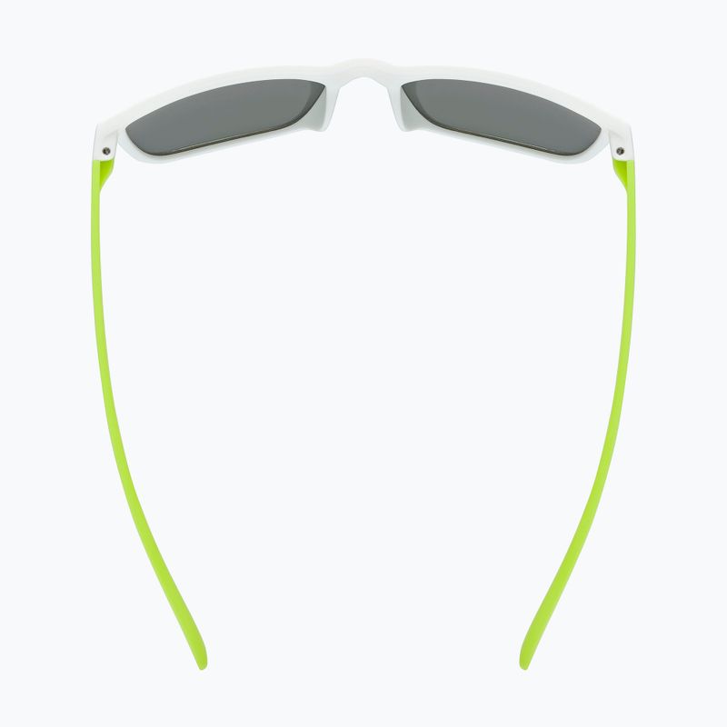 Detské slnečné okuliare UVEX Rookie Jr white lime m./mirror green 4