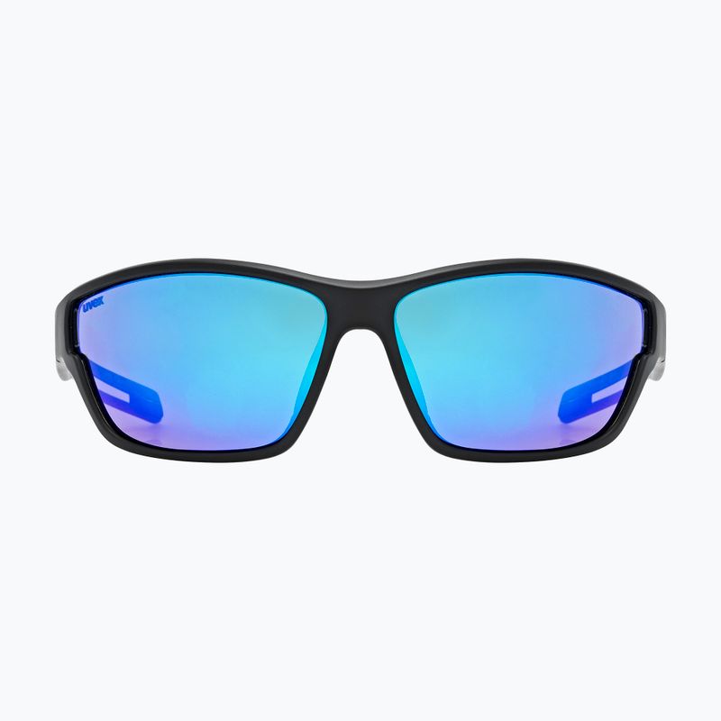 Slnečné okuliare UVEX Sportstyle 806 black matt/mirror blue 2