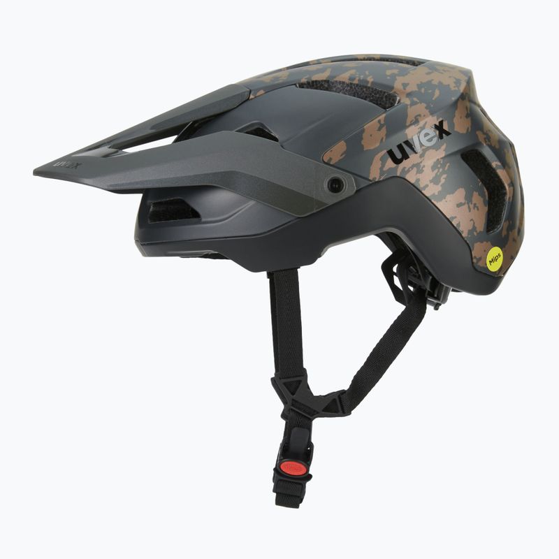 Cyklistická prilba UVEX Renegade MIPS hazel camo/black matt 3
