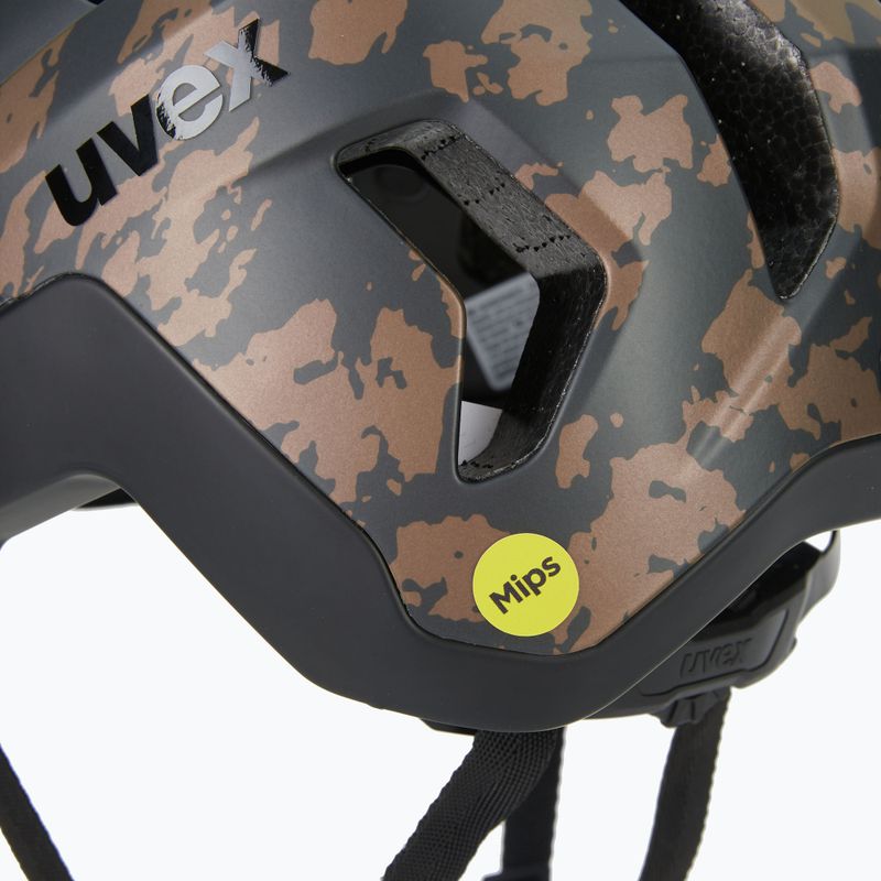 Cyklistická prilba UVEX Renegade MIPS hazel camo/black matt 7