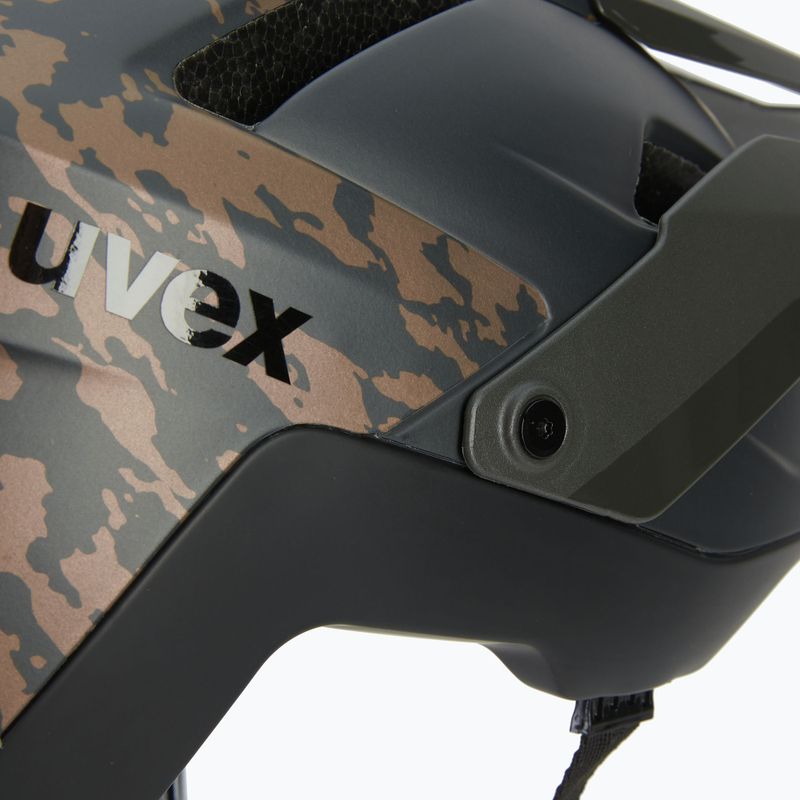 Cyklistická prilba UVEX Renegade MIPS hazel camo/black matt 8