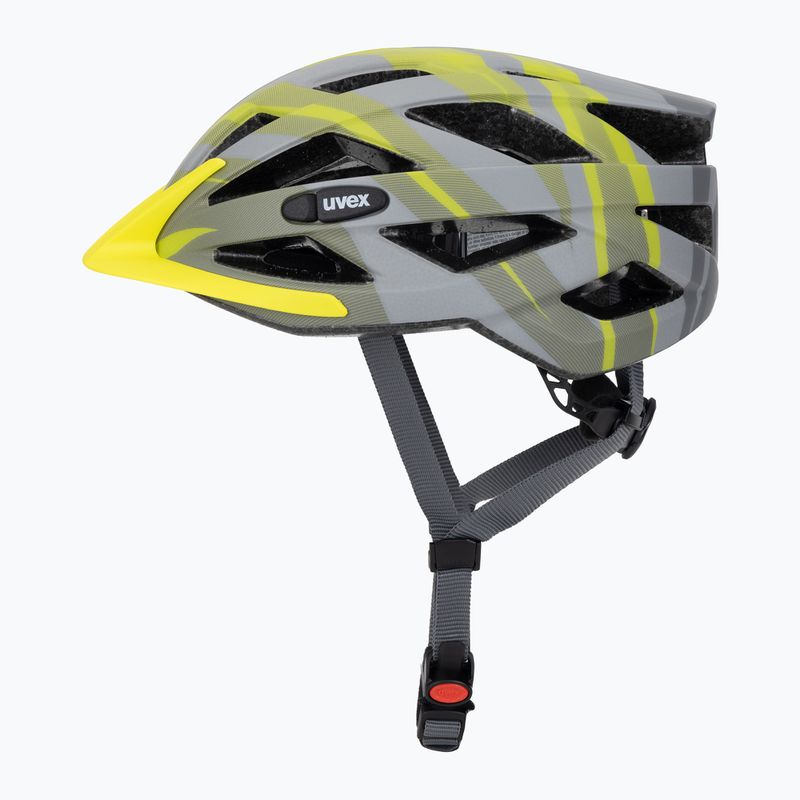 Cyklistická prilba UVEX Air Wing CC grey/lime matt 3