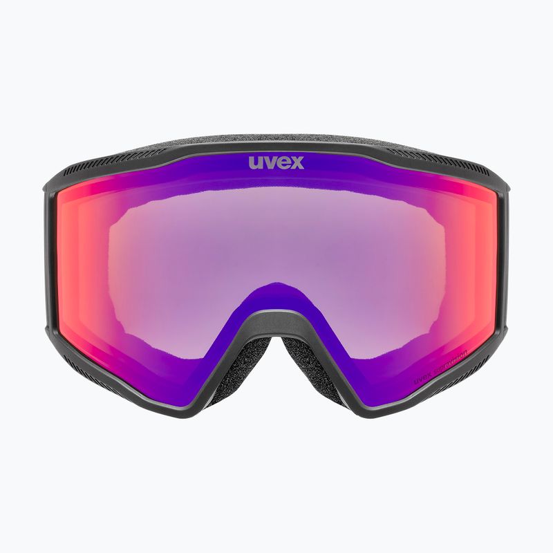 Lyžiarske okuliare UVEX Blast FM black matte/mirror ruby 6