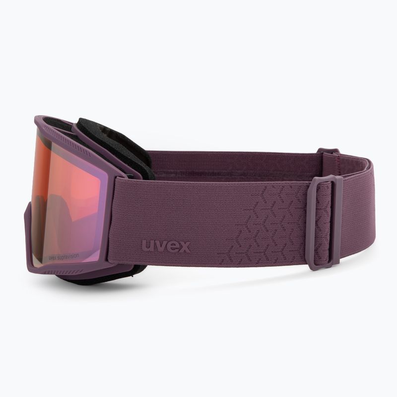 Lyžiarske okuliare UVEX Blast FM plum matt/mirror purple 4