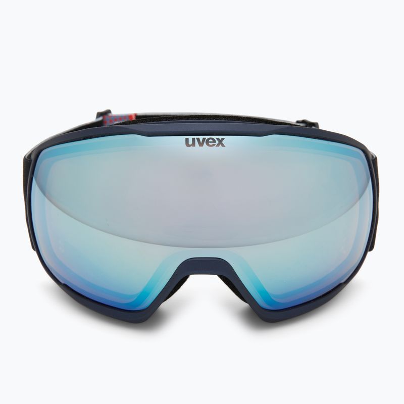 Lyžiarske okuliare UVEX Victorious FM dust blue matt/mirror sapphire 2