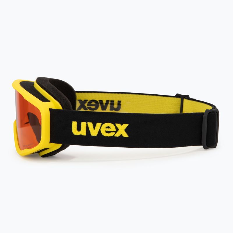 Detské lyžiarske okuliare UVEX Speedy Nova Jr yellow/lasergold 4
