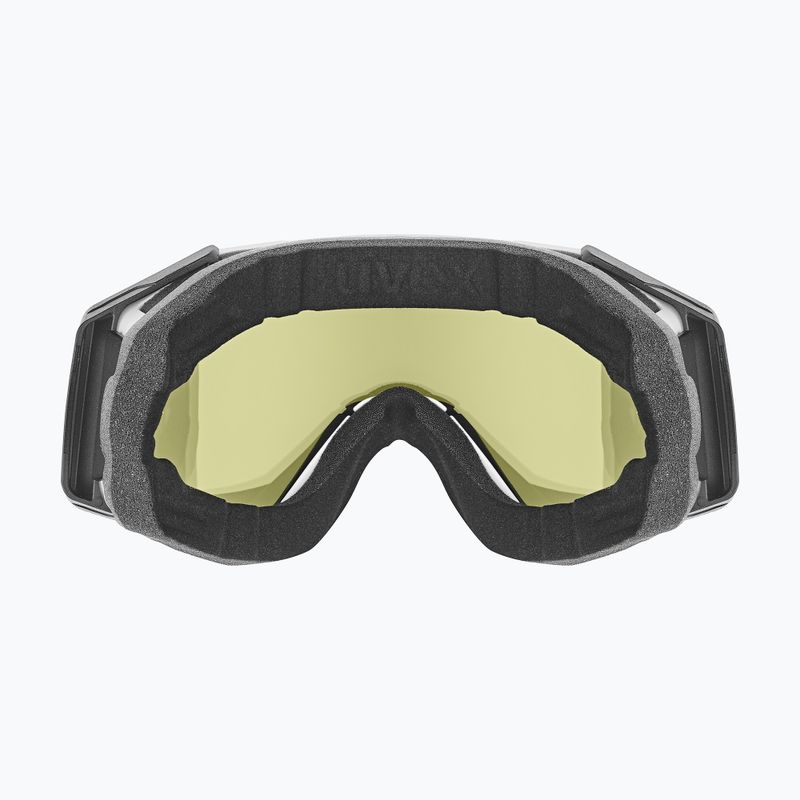 Lyžiarske okuliare UVEX Gravity FM white matt/mirror silver/green/clear 3