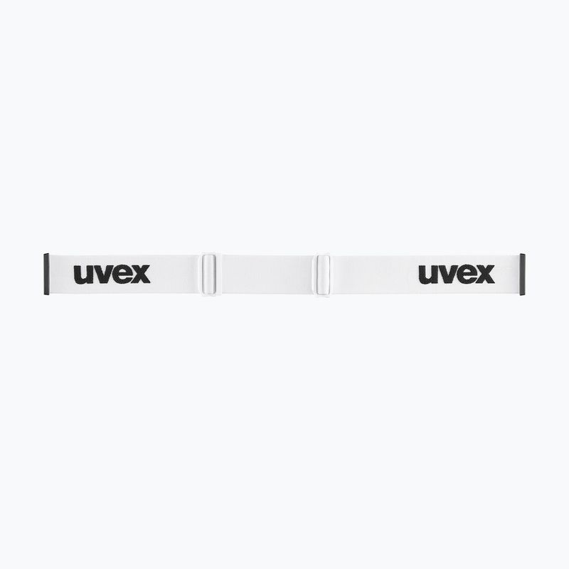 Lyžiarske okuliare UVEX Gravity FM white matt/mirror silver/green/clear 4