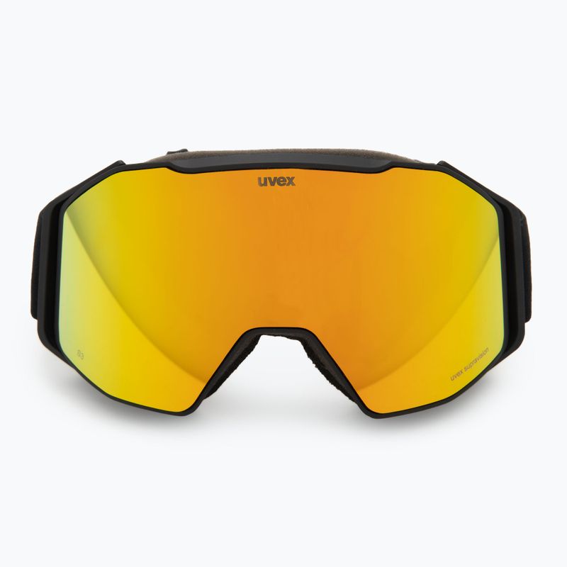 Lyžiarske okuliare UVEX Gravity FM black matt/mirror yellow/orange/clear 2