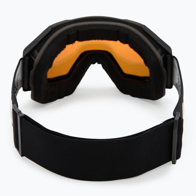 Lyžiarske okuliare UVEX Gravity FM black matt/mirror red/orange/clear 3