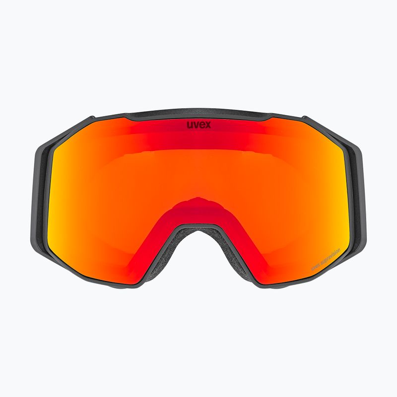 Lyžiarske okuliare UVEX Gravity FM black matt/mirror red/orange/clear 2