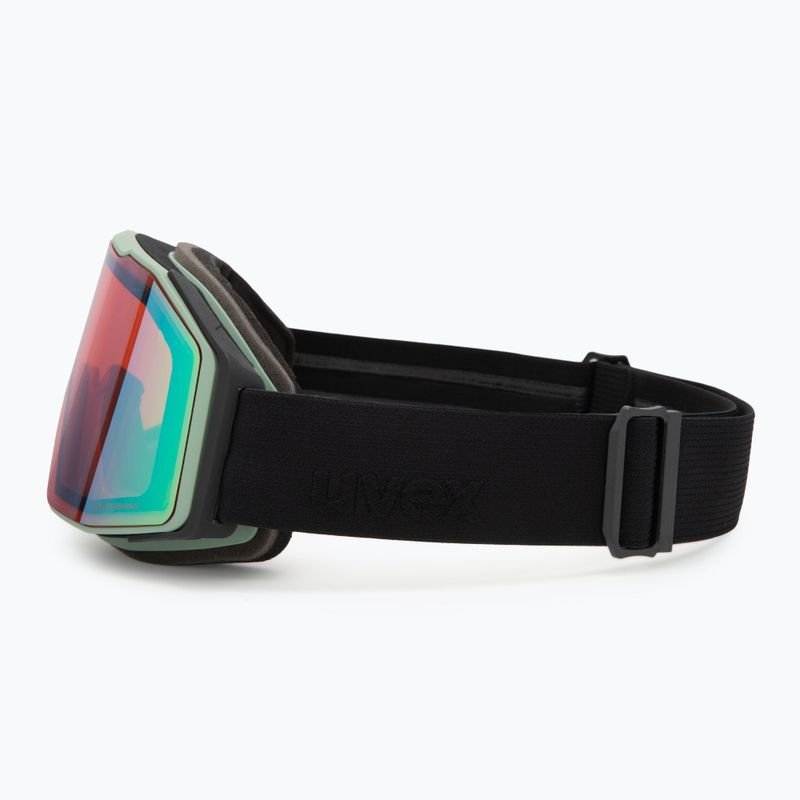 Lyžiarske okuliare UVEX Gravity FM oxide matt green/mirror opal/orange/clear 4