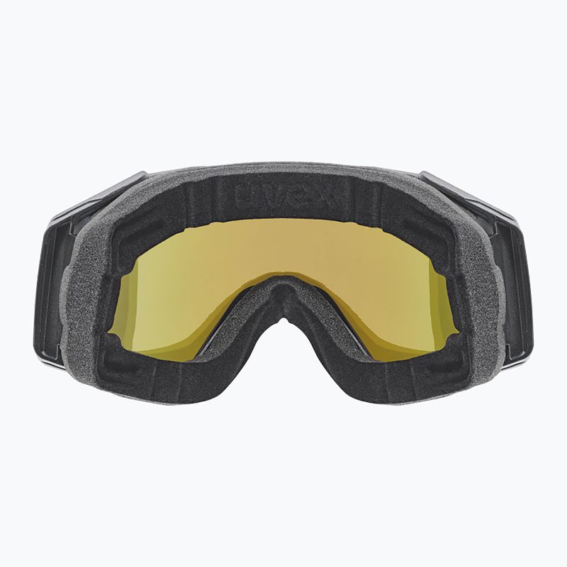 Lyžiarske okuliare UVEX Gravity FM S2 black matt/mirror blue 3