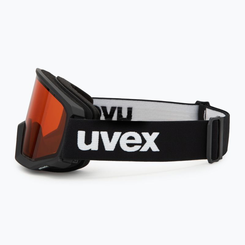 Lyžiarske okuliare UVEX Athletic LGL black matt/orange/clear 4
